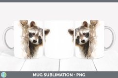 GorgeousWoodland Tree Peek Mug Wrap design.