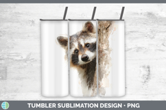 GorgeousWoodland Tree Peek Tumbler design.