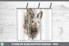 GorgeousWoodland Tree Peek Tumbler design.