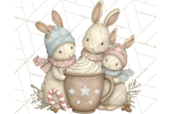 Pastel Woodland Christmas Animal Clipart PNG Product Image 3