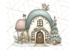 Pastel Woodland Christmas Animal Clipart PNG Product Image 3