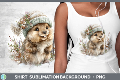 GorgeousWoodland Winter Knit Hat Shirt design.