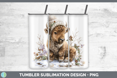 GorgeousWoodland Winter Knit Hat Tumbler design.