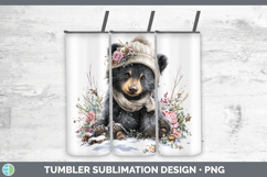 GorgeousWoodland Winter Knit Hat Tumbler design.