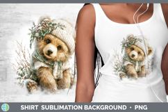 GorgeousWoodland Winter Knit Hat Shirt design.