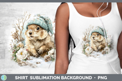 GorgeousWoodland Winter Knit Hat Shirt design.