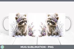 GorgeousWoodland Winter Knit Hat Mug Wrap design.