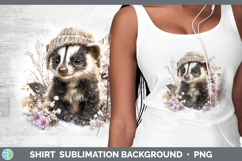 GorgeousWoodland Winter Knit Hat Shirt design.