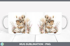 GorgeousWoodland Winter Knit Hat Mug Wrap design.