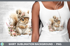 GorgeousWoodland Winter Knit Hat Shirt design.