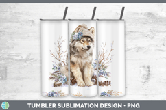 GorgeousWoodland Winter Knit Hat Tumbler design.