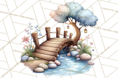 Woodland Clipart, Forest Animals, Fairy Tale Clipart Png Product Image 2