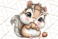 Woodland Clipart, Forest Animals, Fairy Tale Clipart Png Product Image 4