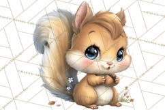 Woodland Clipart, Forest Animals, Fairy Tale Clipart Png Product Image 3
