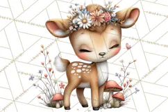 Woodland Clipart, Forest Animals, Fairy Tale Clipart Png Product Image 4
