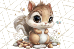 Woodland Clipart, Forest Animals, Fairy Tale Clipart Png Product Image 2