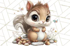 Woodland Clipart, Forest Animals, Fairy Tale Clipart Png Product Image 2