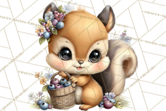 Woodland Clipart, Forest Animals, Fairy Tale Clipart Png Product Image 4