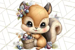 Woodland Clipart, Forest Animals, Fairy Tale Clipart Png Product Image 4