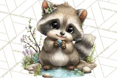 Woodland Clipart, Forest Animals, Fairy Tale Clipart Png Product Image 4