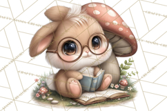 Woodland Clipart, Forest Animals, Fairy Tale Clipart Png Product Image 3