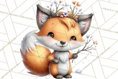 Woodland Clipart, Forest Animals, Fairy Tale Clipart Png Product Image 2