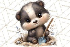 Woodland Clipart, Forest Animals, Fairy Tale Clipart Png Product Image 3
