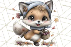 Woodland Clipart, Forest Animals, Fairy Tale Clipart Png Product Image 4