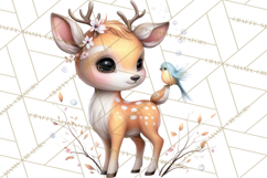 Woodland Clipart, Forest Animals, Fairy Tale Clipart Png Product Image 2