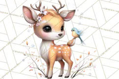 Woodland Clipart, Forest Animals, Fairy Tale Clipart Png Product Image 2