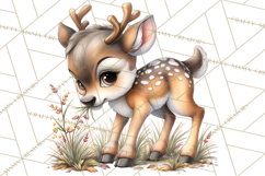 Woodland Clipart, Forest Animals, Fairy Tale Clipart Png Product Image 3