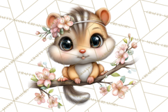 Woodland Clipart, Forest Animals, Fairy Tale Clipart Png Product Image 5