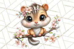 Woodland Clipart, Forest Animals, Fairy Tale Clipart Png Product Image 5