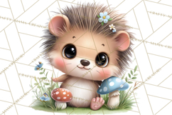 Woodland Clipart, Forest Animals, Fairy Tale Clipart Png Product Image 5