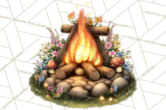 Woodland Clipart, Forest Animals, Fairy Tale Clipart Png Product Image 3