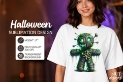 Occult Halloween sublimation Creepy Voodoo Doll Product Image 1