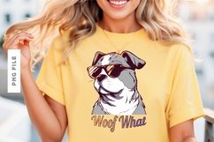 Woof What T shirt Design