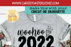 Funny New Year 2022 SVG | Woohoo 2022 Is Here Product Image 2