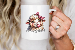 Funny Farm Animal Tongue out, Sublimation PNG. Product Image 3