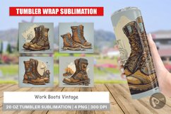Tumbler Sublimation Wrap Watercolor Skull Product Image 1