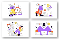 10 Work Burnout Illustration Product Image 2