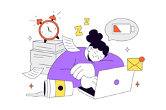 10 Work Burnout Illustration Product Image 4