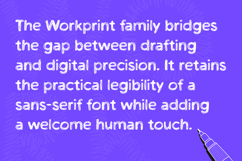 Workprint - A Hand-drawn Sans Serif Font Product Image 2