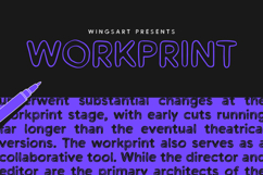 Workprint - A Hand-drawn Sans Serif Font Product Image 10