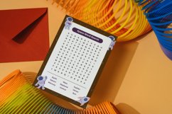 Space Words Search Worksheets Canva Template Product Image 4