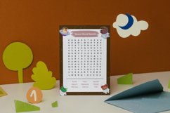 Space Words Search Worksheets Canva Template Product Image 5