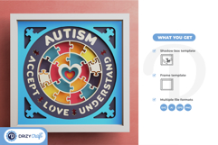 Accept, Love and Understand 3D SVG Product Image 3