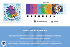 Accept, Understand and Love 3D Layered Papercut Product Image 5