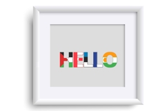 World Flags Color Font Product Image 6