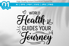 Health Guides Your Journey SVG Product Image 1